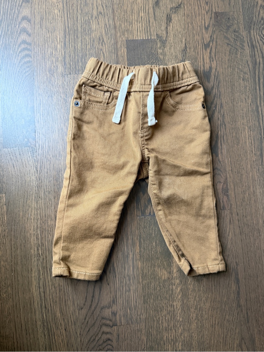 Baby GAO Kids Pull-On Jogger Pants in Tan